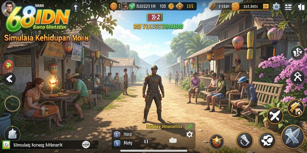 Tampilan gameplay 68IDN yang menarik dan interaktif.