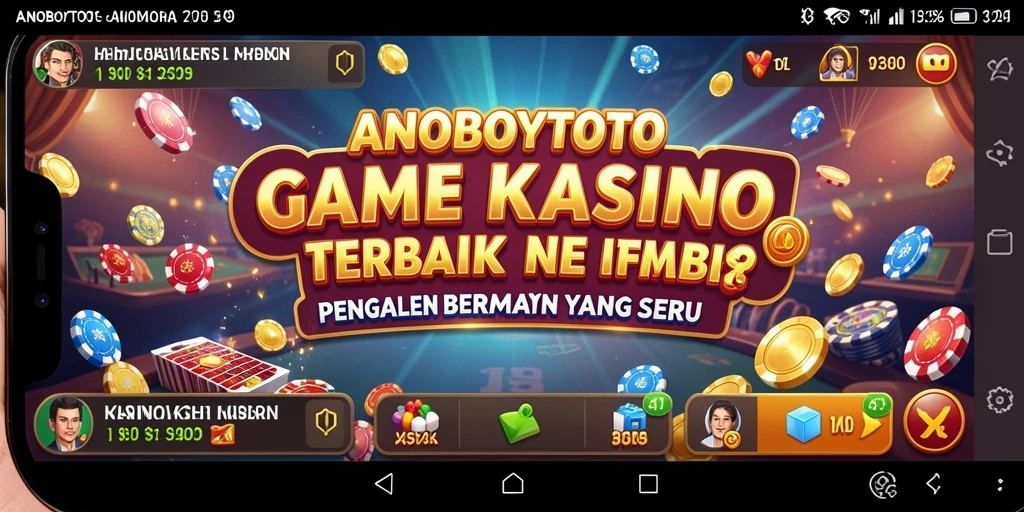 Tampilan utama ANOBOYTOTO yang menampilkan berbagai permainan kasino yang menarik.