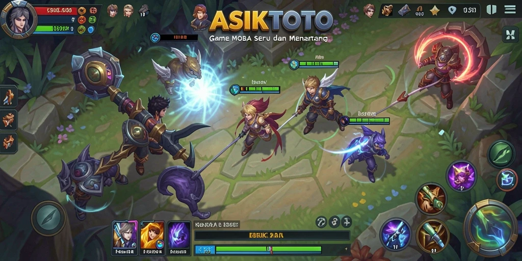 Tampilan gameplay ASIKTOTO yang mendebarkan dan seru.