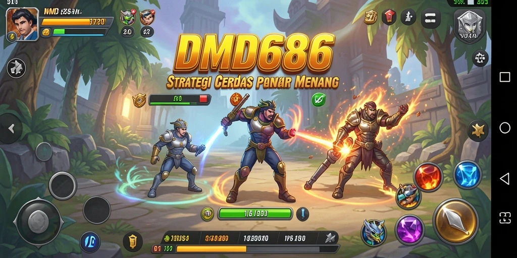 Tampilan gameplay DMD686 yang menegangkan dan strategis.