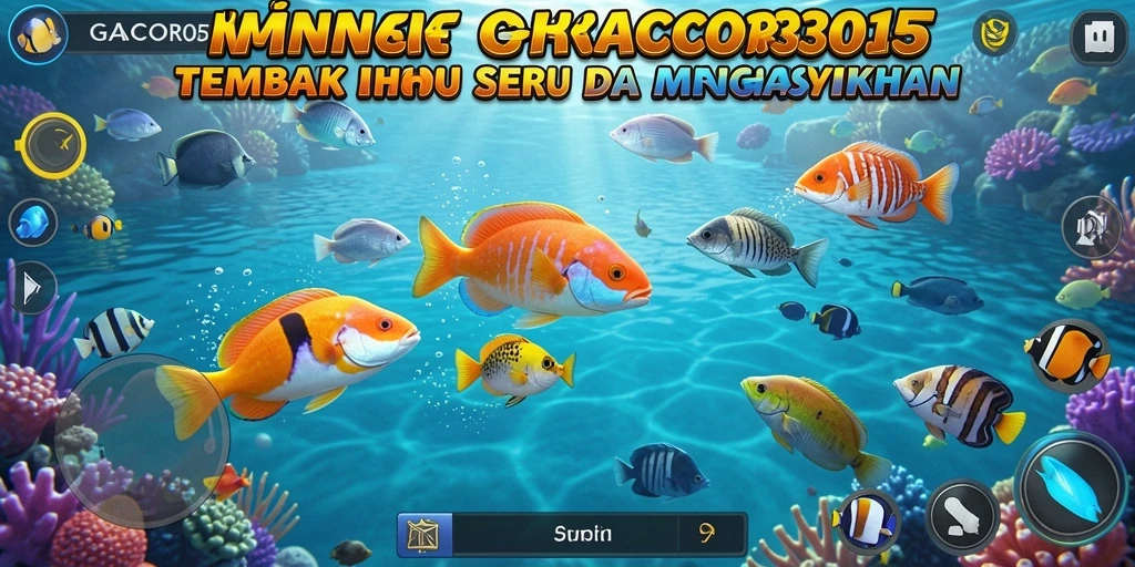 Screenshot gameplay GACOR305 yang menampilkan keseruan menembak ikan.