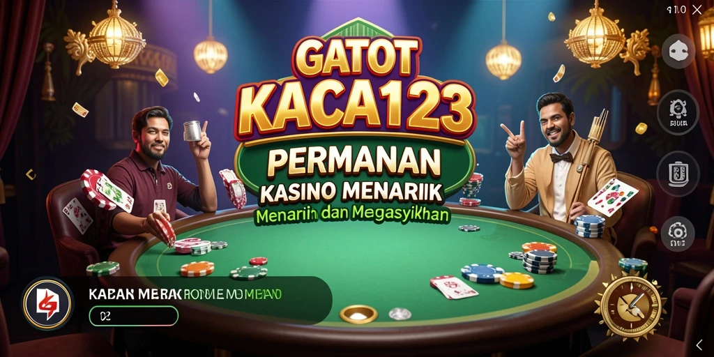 Tampilan menarik dari permainan Kasino di GATOTKACA123.
