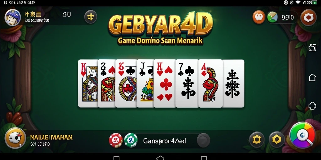 Tampilan gameplay seru di GEBYAR4D dengan teman-teman.