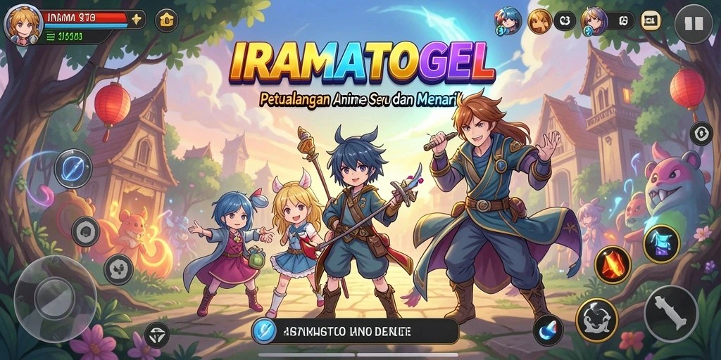 Tampilan luar biasa dari gameplay Anime di IRAMATOGEL.