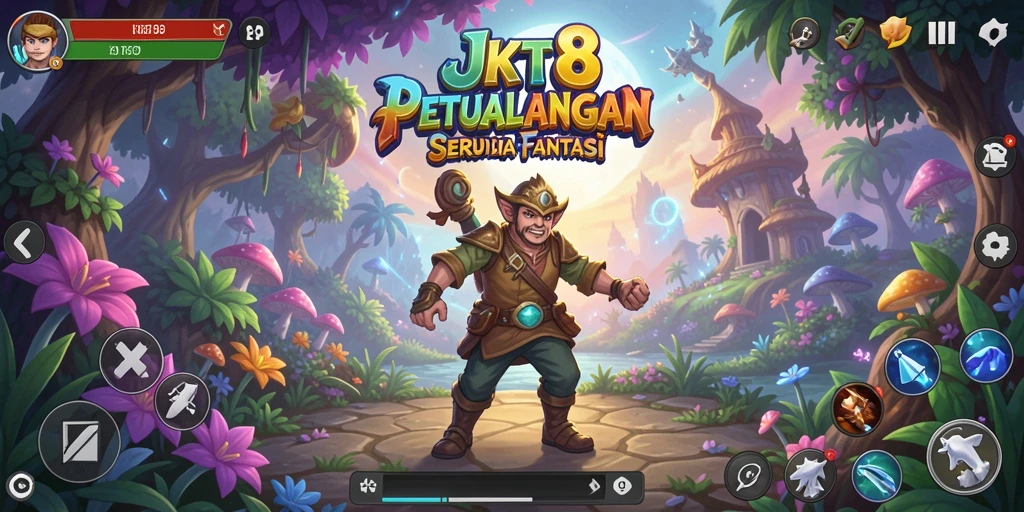 Tampilan gameplay JKT8 yang menarik dan seru.