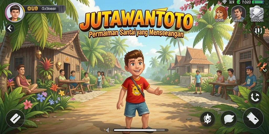 Screenshot dari gameplay yang menarik dan interaktif di JUTAWANTOTO.