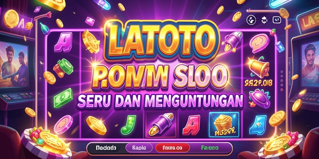 Tampilan gameplay LATOTO yang penuh warna dan dinamis.