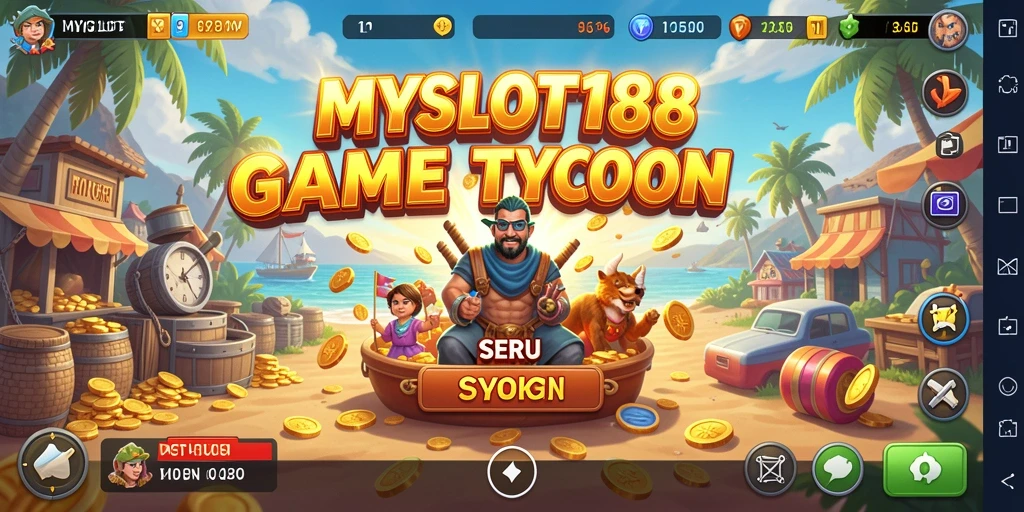 Tampilan gameplay MYSLOT188 yang menarik dan penuh strategi Tycoon.