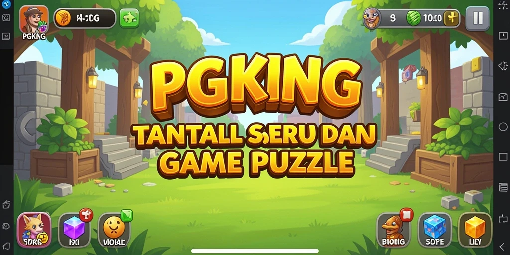 Tampilan gameplay PGKING yang menantang dan menyenangkan.