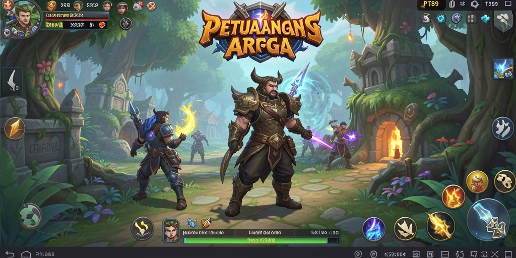 Screenshot PT89 menampilkan aksi seru dalam gameplay ARPG.
