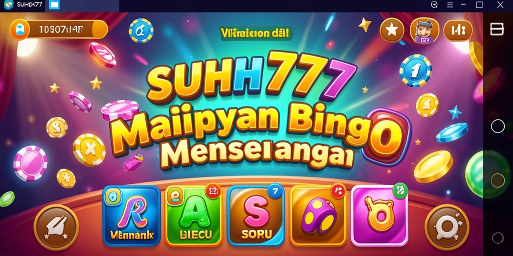 Tampilan strategi gameplay seru pada Bingo SUHU777.